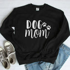 Dog Mom Plus Size Long Sleeve Sweatshirt