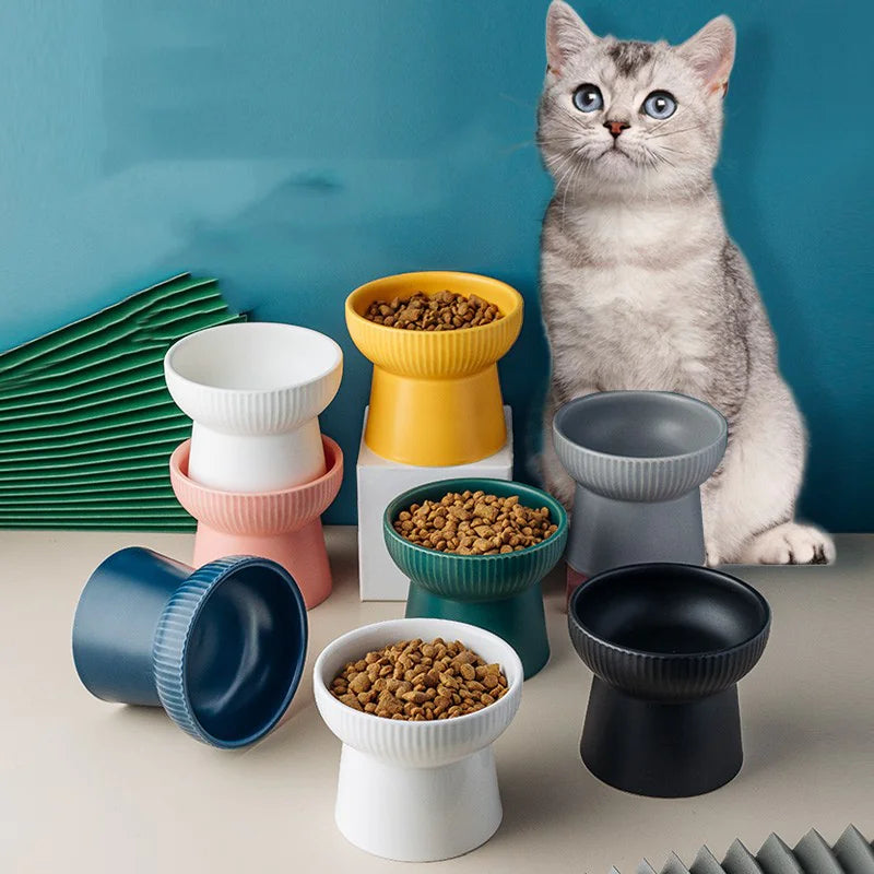 Ceramic Minimalist Pet Food Bowl