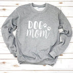 Dog Mom Plus Size Long Sleeve Sweatshirt