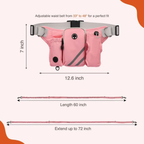 Waist Dog Leash Pack