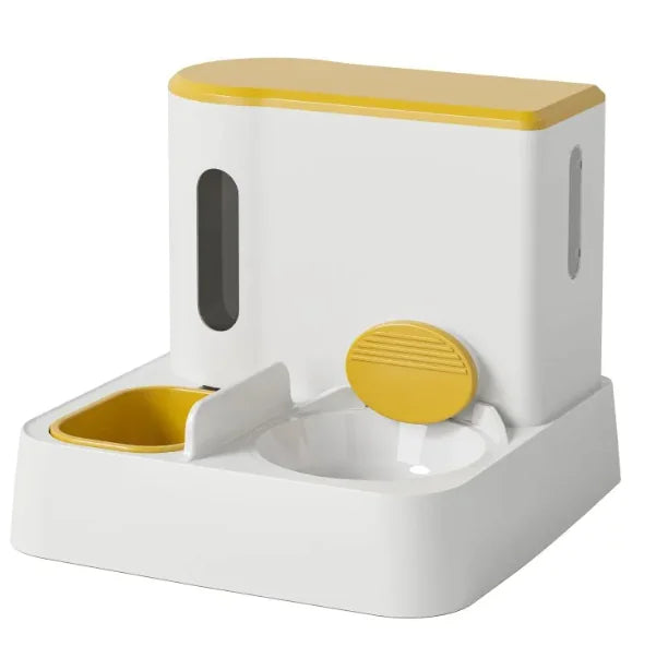 Automatic Feeder & Water Dispenser Dual Bowl