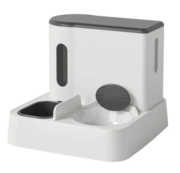 Automatic Feeder & Water Dispenser Dual Bowl