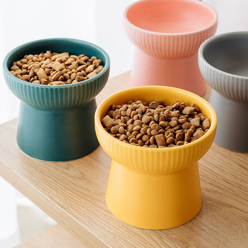 Ceramic Minimalist Pet Food Bowl