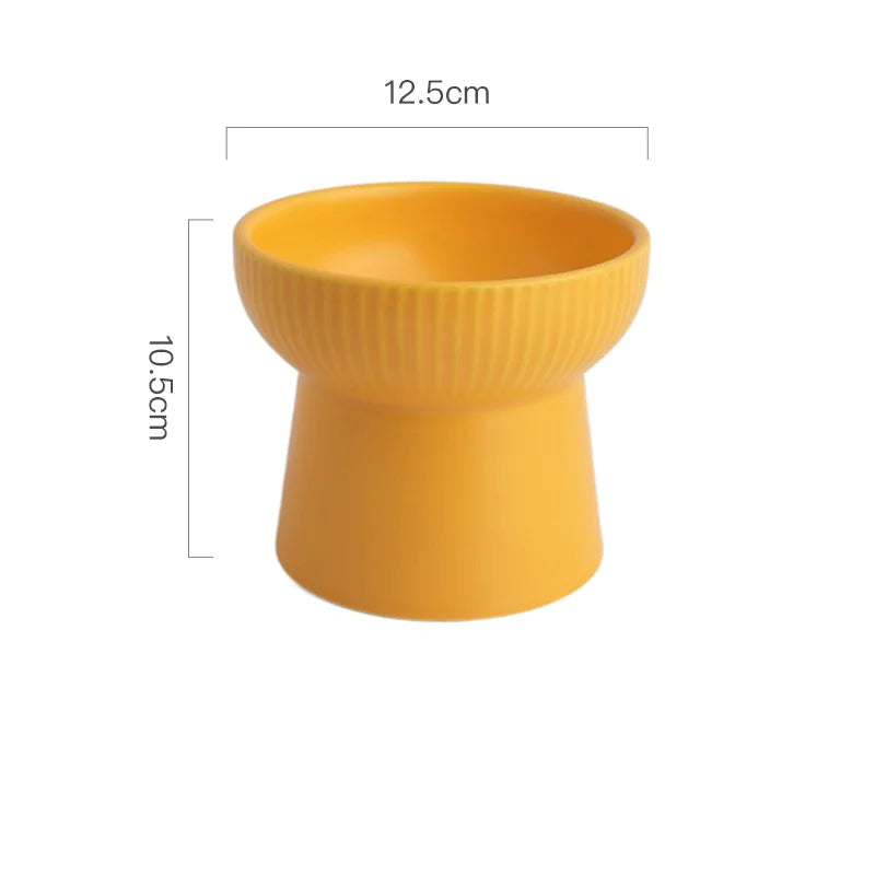 Ceramic Minimalist Pet Food Bowl