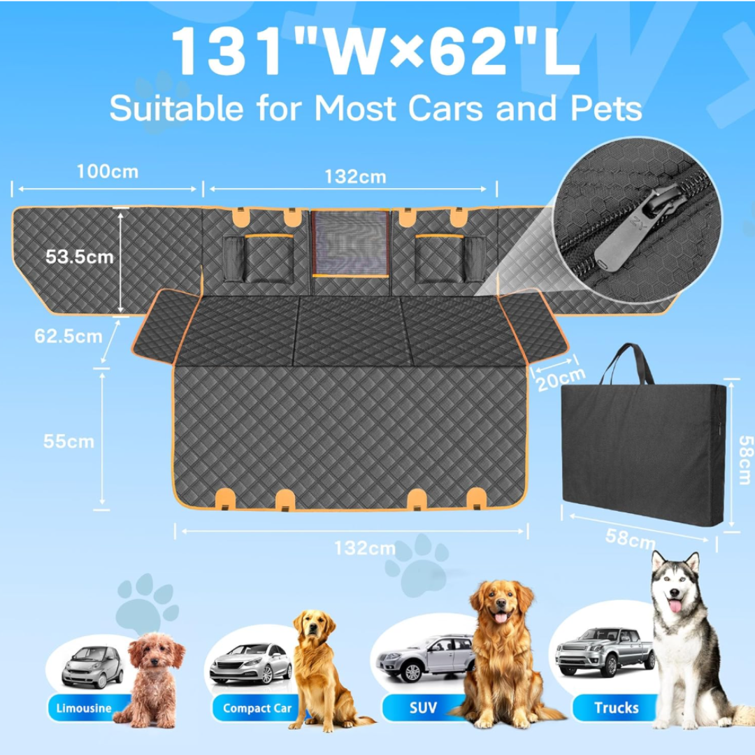 Car Pet Seat Cover – Rear Seat Protector