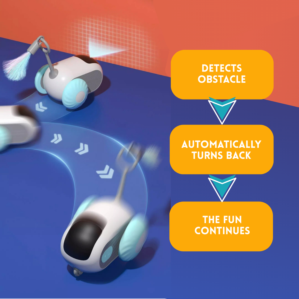 Smart Cat Toy with Automatic Driving Mode