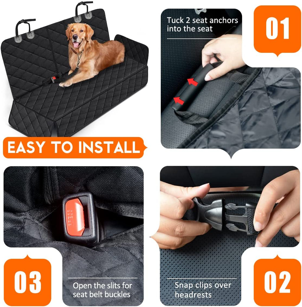 Dog Seat Protector for Car – Waterproof, Non-Slip