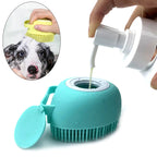 Silicone Bath Massage Gloves for Dogs and Cats