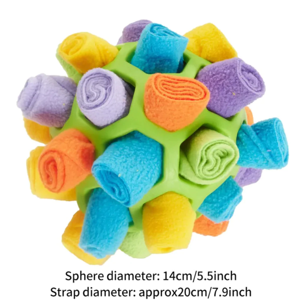 Dog Sniffing Puzzle Ball