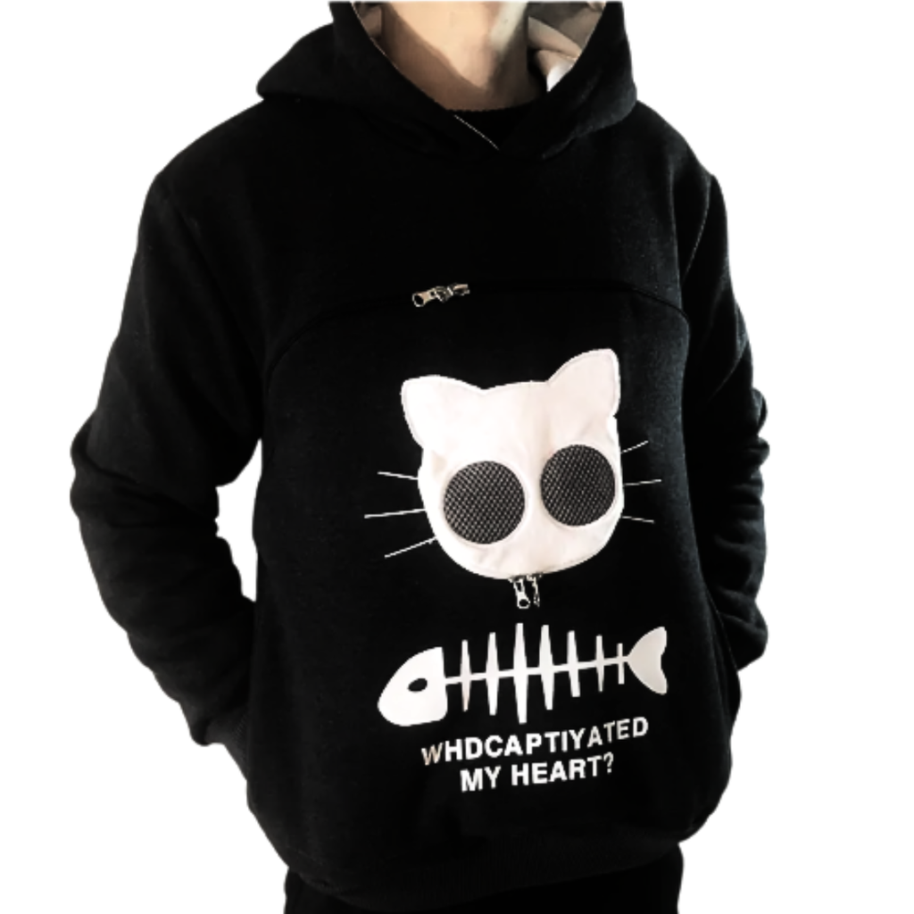 Hoodie with Animal Pouch Pocket