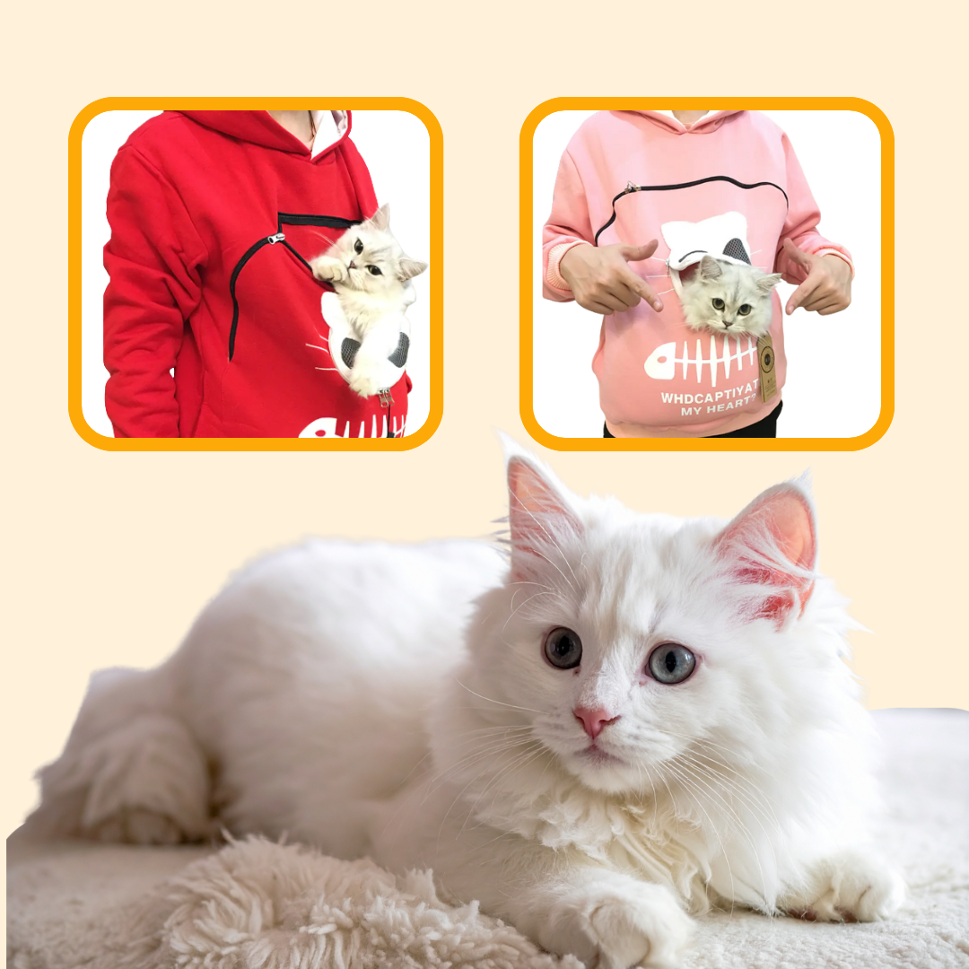 Hoodie with Animal Pouch Pocket