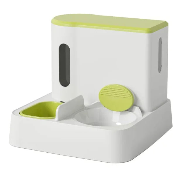 Automatic Feeder & Water Dispenser Dual Bowl
