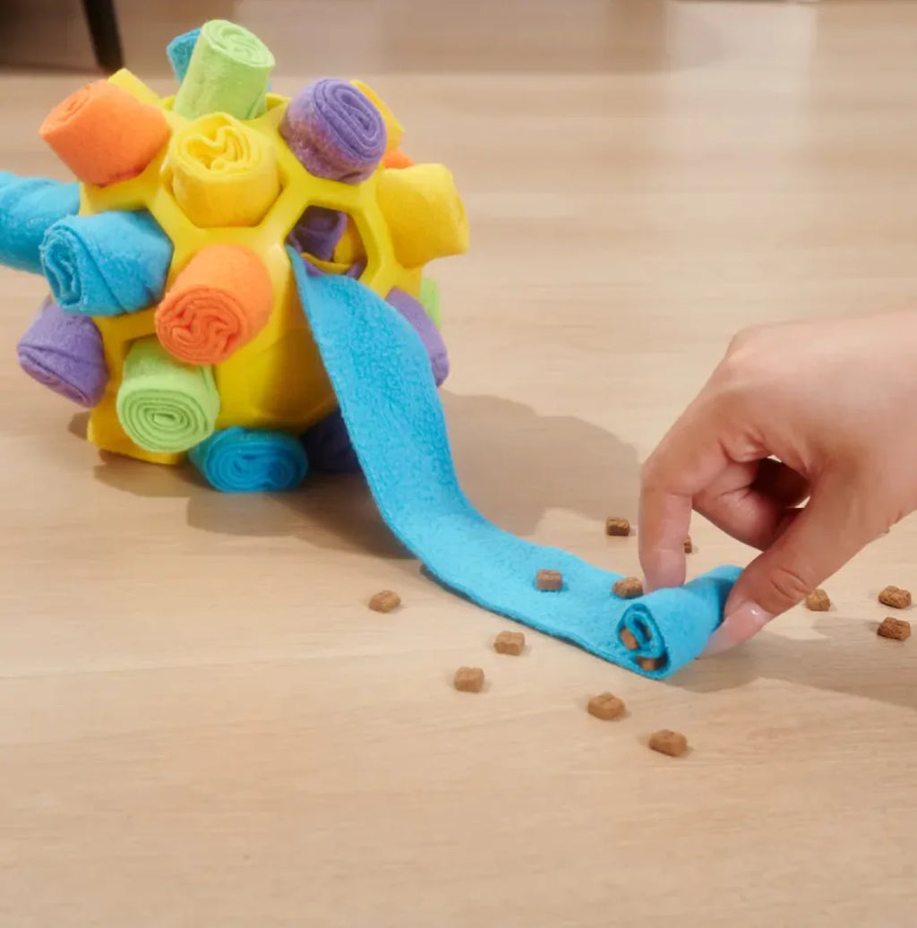Dog Sniffing Puzzle Ball